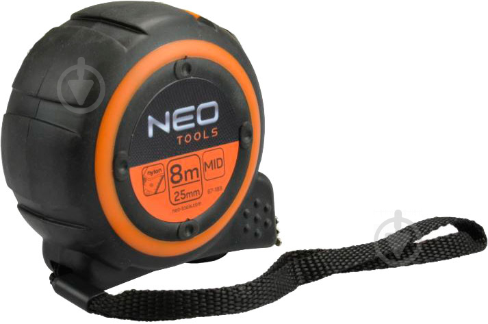 Рулетка NEO tools 67-188 8  м x 25  мм - фото 1