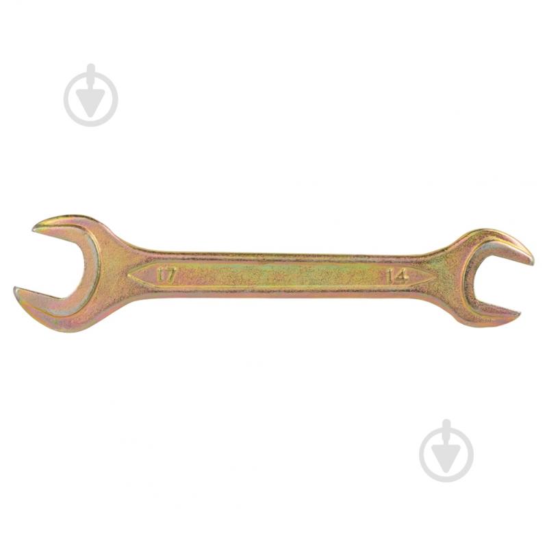 Ключ рожковый Sigma 14×17мм желтый цинк 6025171 - фото 1 Ключ рожковый Sigma 14×17мм желтый цинк 6025171 - фото 1