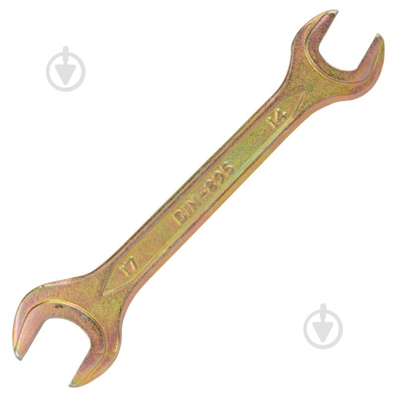 Ключ рожковый Sigma 14×17мм желтый цинк 6025171 - фото 4 Ключ рожковый Sigma 14×17мм желтый цинк 6025171 - фото 4