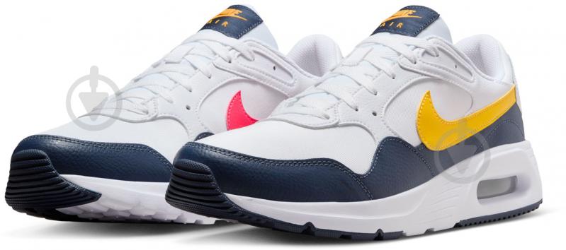 Кросівки чоловічі демісезонні Nike AIR MAX SC HF4857-100 р.42 білі - фото 5