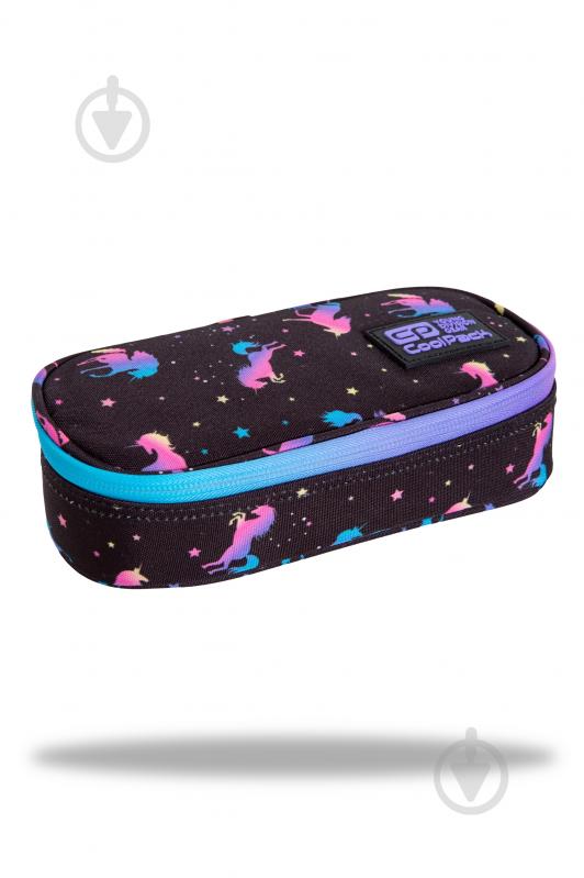 Пенал Campus Dark Unicorn CoolPack с принтом - фото 1