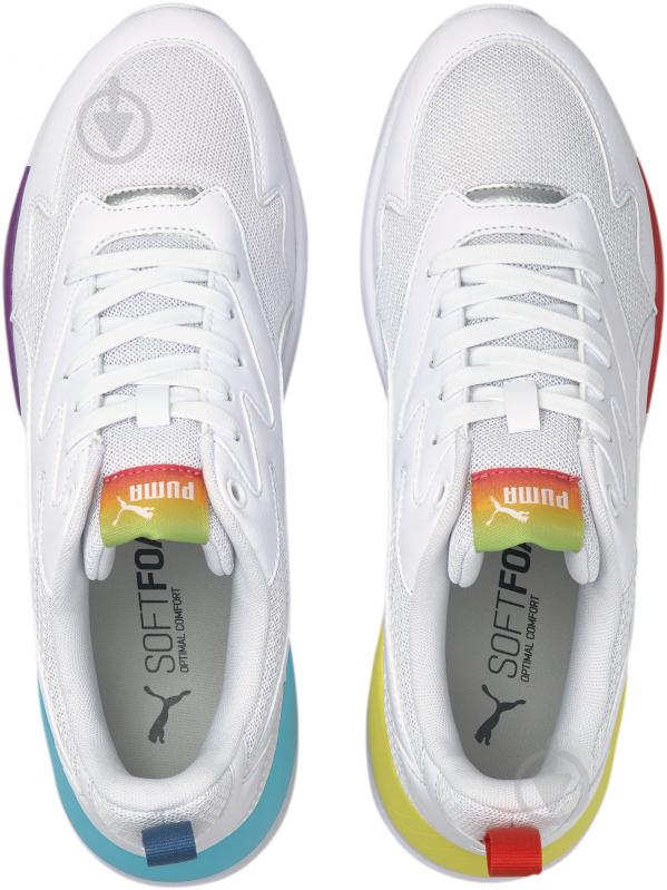 Кроссовки женские демисезонные Puma X-Ray Lite Rainbow 36886302 р.35,5 белые - фото 6