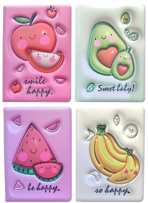 Блокнот Malevaro 3D Фрукты 130x185 мм - фото 1