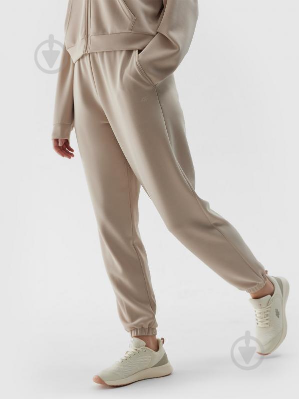 Штани 4F TROUSERS CAS F642 / SPODNIE F642 4FWSS24TTROF642-83S р. 2XL бежевий - фото 2