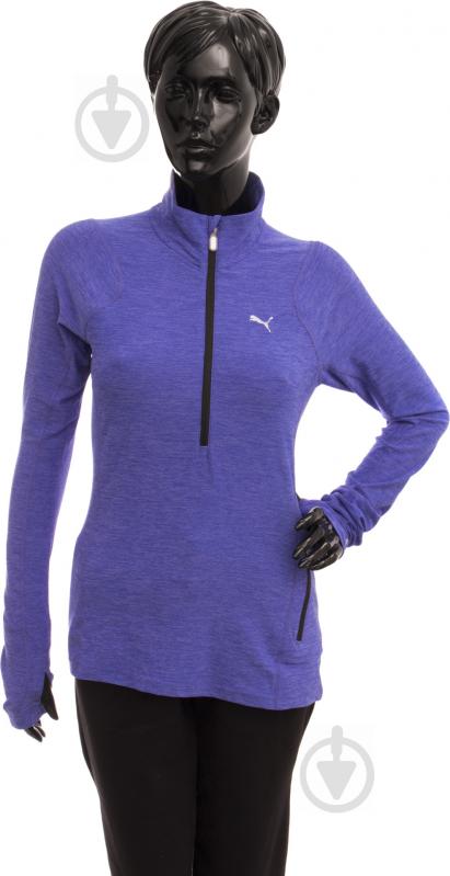 Кофта Puma Heather Top W 51432103 р. L синій - фото 1