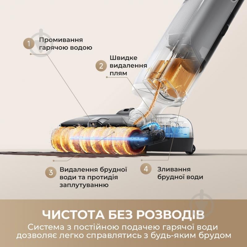 Пилосос миючий MOVA X4 Pro (HMH17A) black - фото 6 Пилосос миючий MOVA X4 Pro (HMH17A) black - фото 6