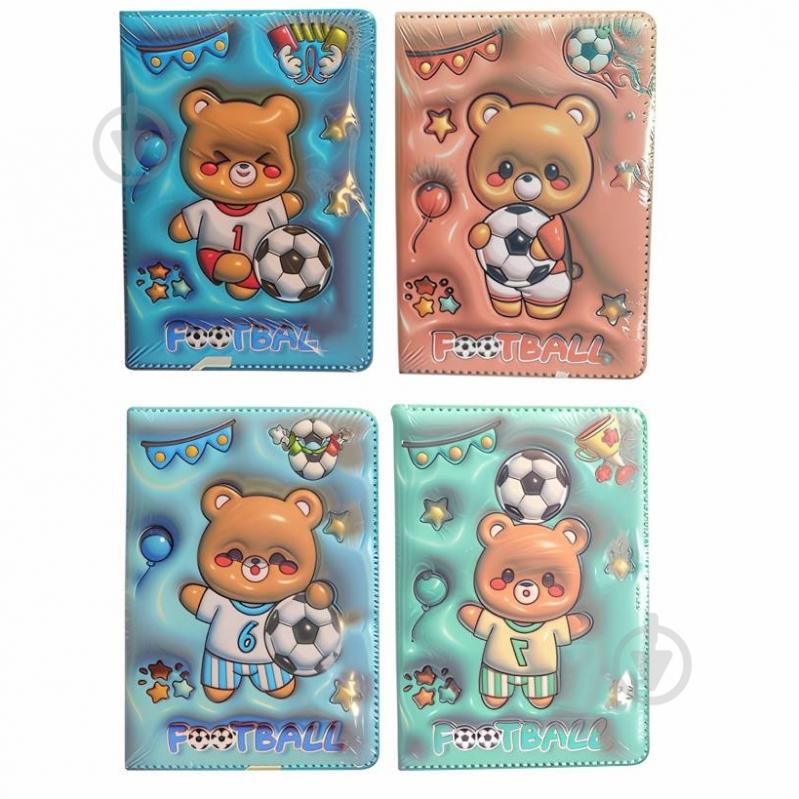 Блокнот Malevaro 3D Футболист 130x183 мм - фото 1