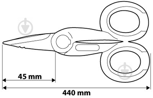 Ножиці для різання кабелю NEO tools та ізолюючої оболонки 140 мм. 01-511 - фото 4