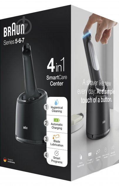 Аксессуар для бритвы Braun Clean&Charge 0-CC BLK - фото 4