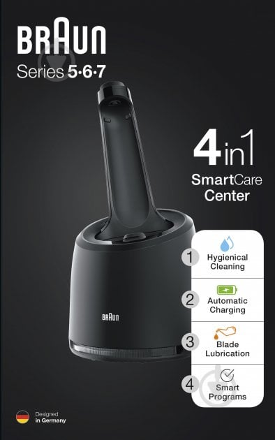 Аксессуар для бритвы Braun Clean&Charge 0-CC BLK - фото 3