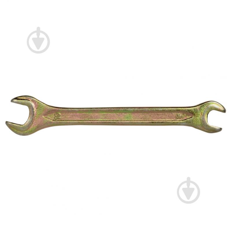 Ключ рожковый Sigma 8×10мм желтый цинк 6025101 - фото 1