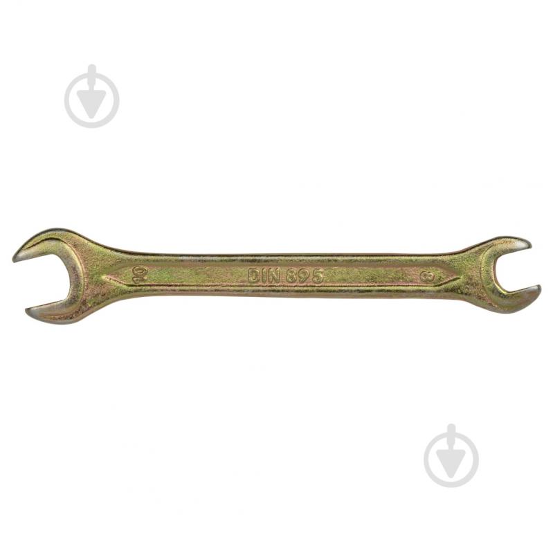 Ключ рожковый Sigma 8×10мм желтый цинк 6025101 - фото 3