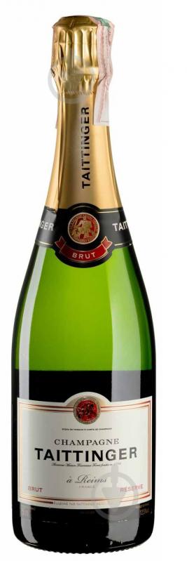 Шампанское Taittinger Brut Reserve брют белое 0,75 л - фото 1