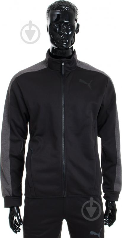 Толстовка Puma TECH FLEECE FZ MOCK 51459301 р. L черный - фото 1