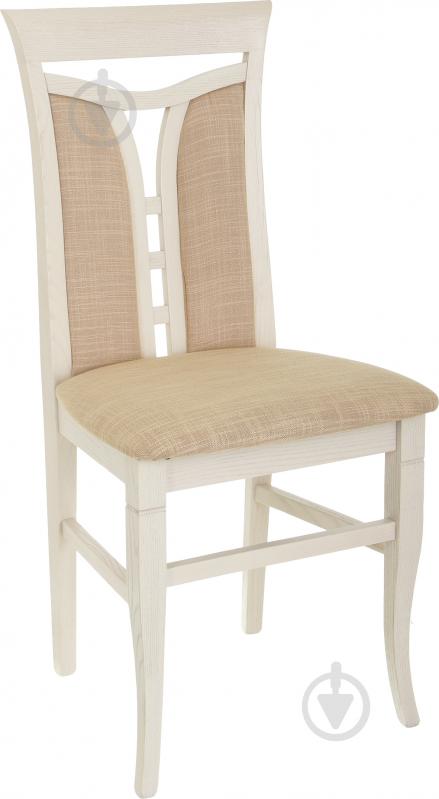 Стілець обідній Mary 520 Floreale Cremona білий/коричневий - фото 1