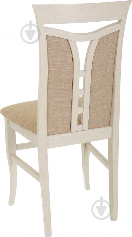 Стілець обідній Mary 520 Floreale Cremona білий/коричневий - фото 3