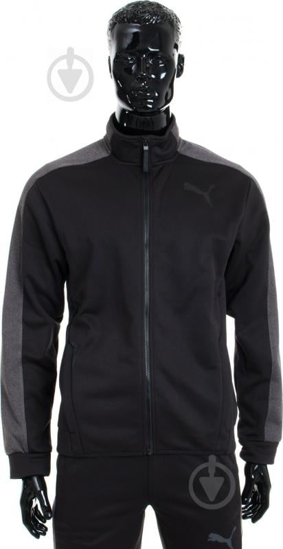 Толстовка Puma TECH FLEECE FZ MOCK 51459301 р. XL чорний - фото 1