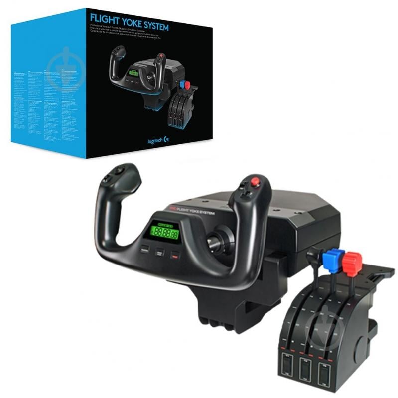 Игровой руль Logitech G Saitek Pro Flight Yoke System 945-000004 - фото 5