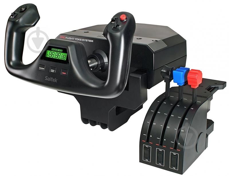 Игровой руль Logitech G Saitek Pro Flight Yoke System 945-000004 - фото 1