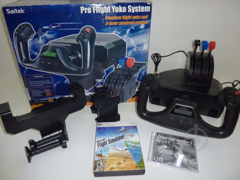 Игровой руль Logitech G Saitek Pro Flight Yoke System 945-000004 - фото 7