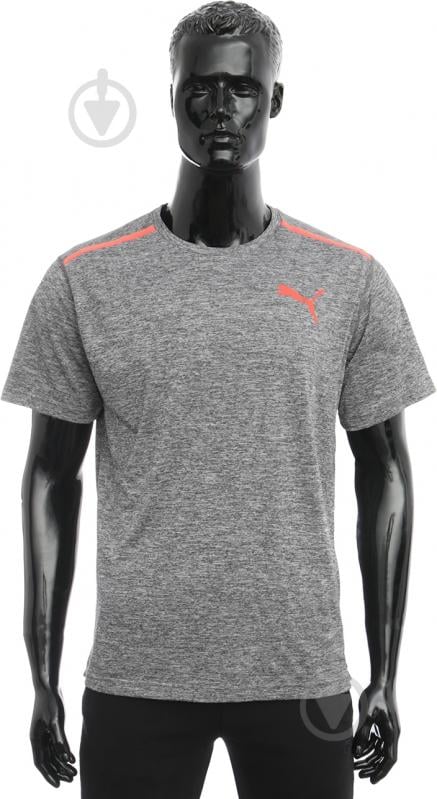 Футболка Puma BONDED TECH SS TEE 51463001 р.M темно-серый - фото 1