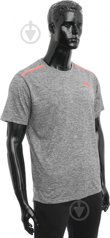 Футболка Puma BONDED TECH SS TEE 51463001 р.S темно-серый - фото 2