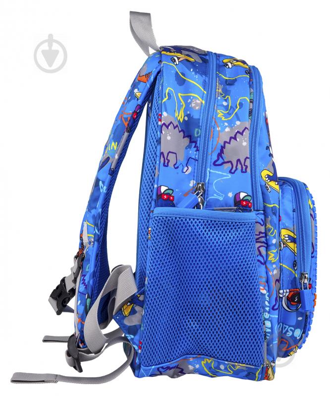 Рюкзак шкільний Upixel Futuristic Kids School Bag Dinosaur синій U21-001-B - фото 2