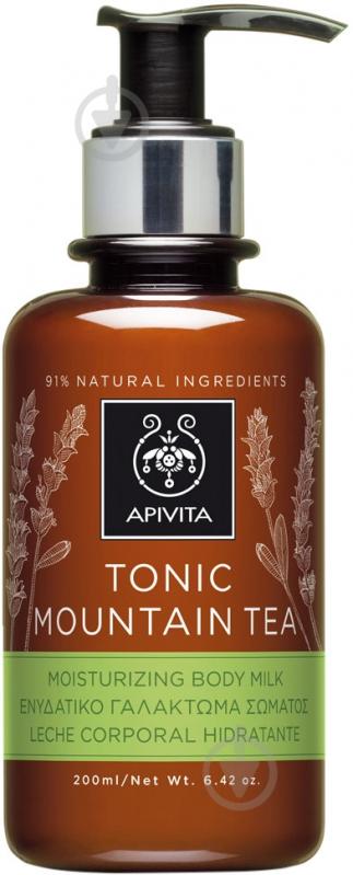 Молочко для тела Apivita Tonic mountain tea 200 мл - фото 1