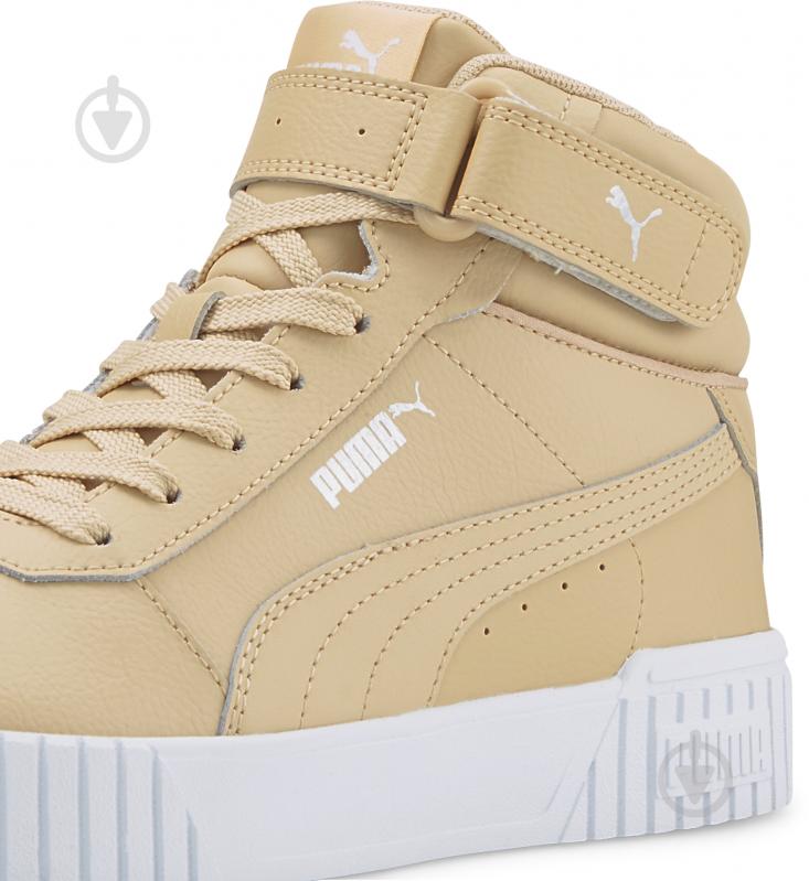 Кроссовки женские демисезонные Puma CARINA 2.0 MID 38585104 р.36 бежевые - фото 7