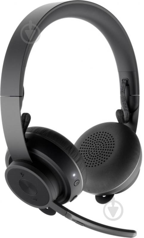 Наушники Logitech ZONE WIRELESS PLUS black (981-000806) BLUETOOTH HEADSET - фото 1