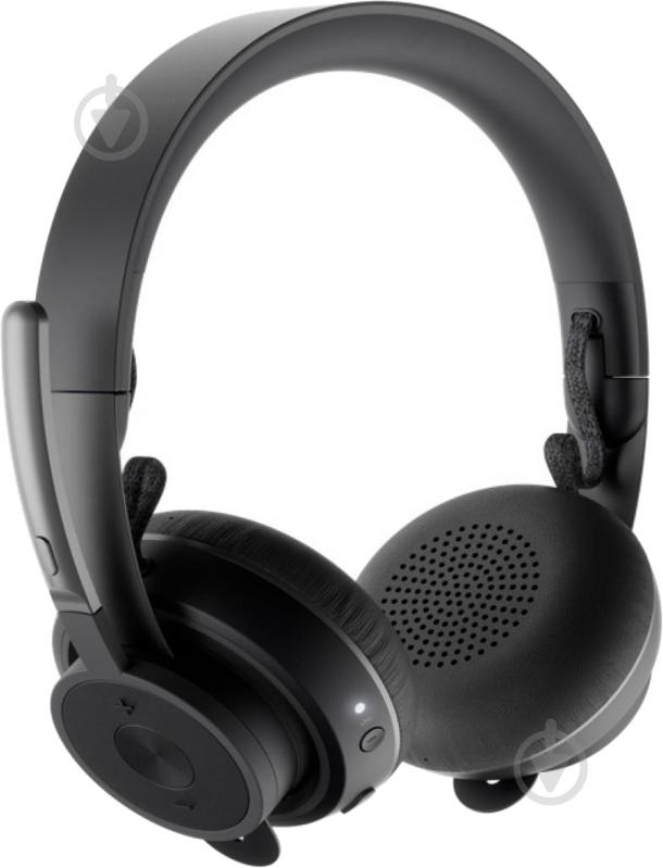 Наушники Logitech ZONE WIRELESS PLUS black (981-000806) BLUETOOTH HEADSET - фото 2