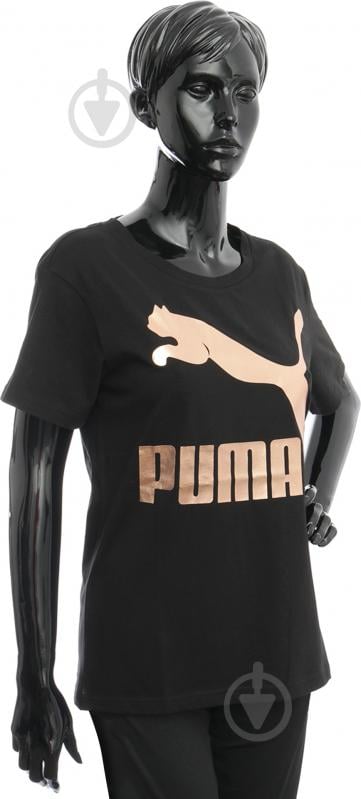 Футболка Puma 57128631 р.XS черный - фото 2
