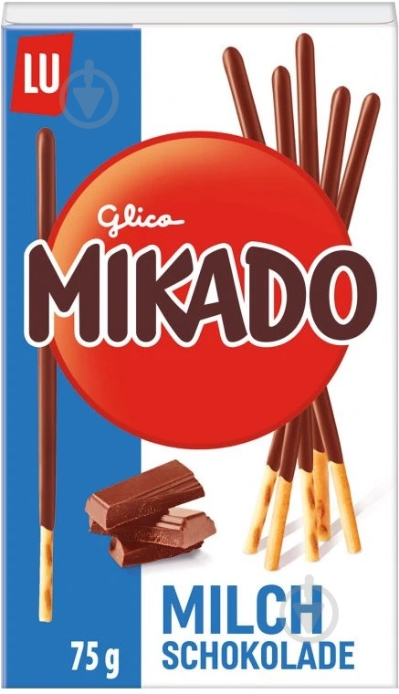Соломка mikado вкрита молочним шоколадом 75 г - фото 1 Соломка mikado вкрита молочним шоколадом 75 г - фото 1