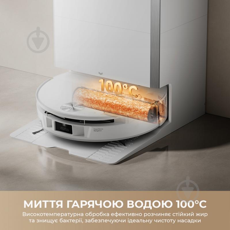Робот-пылесос моющий MOVA S70 Pro Roller white - фото 8