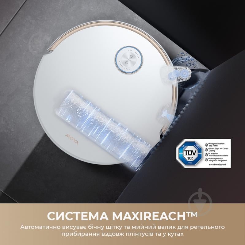 Робот-пылесос моющий MOVA S70 Ultra Roller White white - фото 10