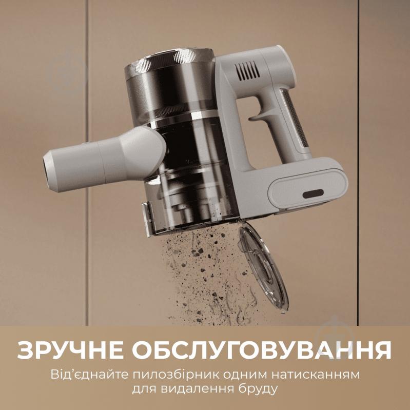 Пылесос аккумуляторный MOVA S1 grey - фото 9