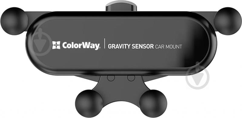 Автотримач для телефону Gravity car mount ColorWay (CW-CHG11-BK) чорний - фото 6