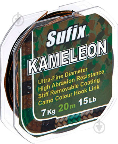 Шнур  Sufix Kameleon 20м 12кг DS1HEP406KMA2K - фото 1