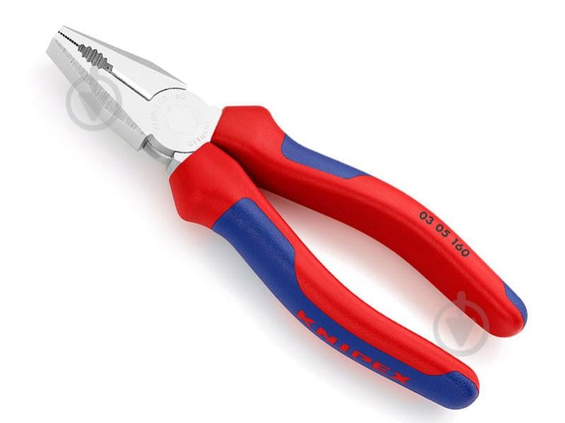 Плоскогубці KNIPEX комбіновані 1 шт. 03 05 160 - фото 1