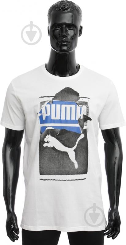 Футболка Puma 57154102 р.XL белый - фото 1