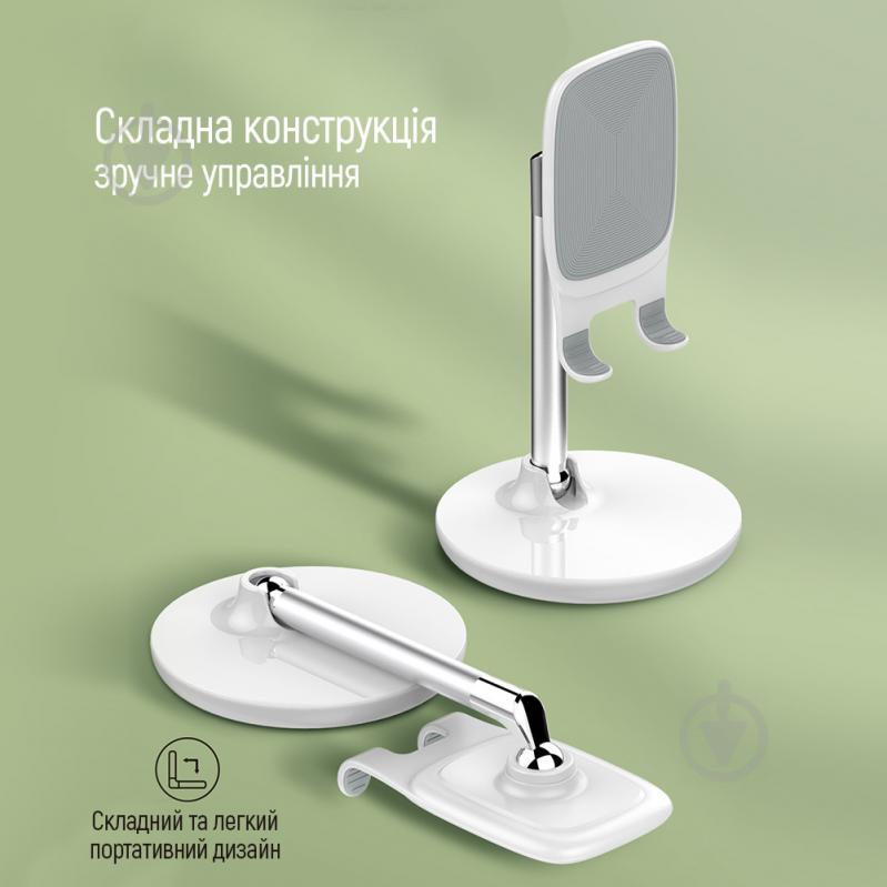 Підставка - тримач для смартфона і планшета Desk Stand ColorWay (CW-SH013-BK) чорний - фото 19