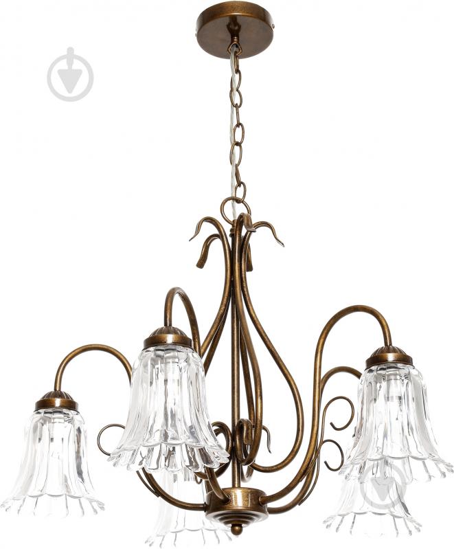 Люстра подвесная Blitz 5xE14 прозрачный 7358-45 - фото 1