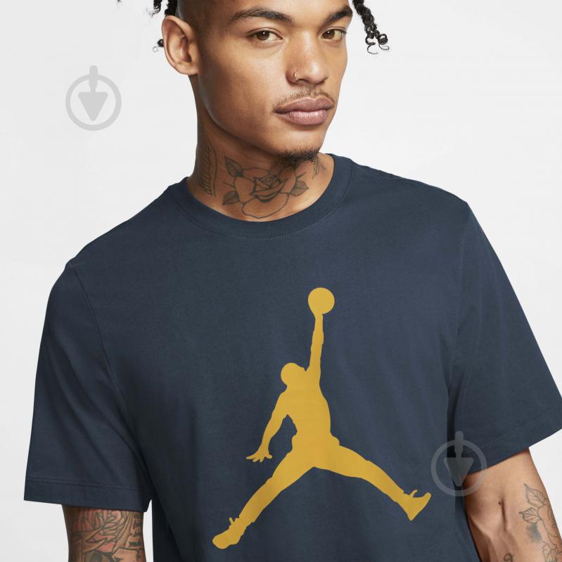 Футболка Jordan M J JUMPMAN SS CREW CJ0921-454 р.M зеленый - фото 4