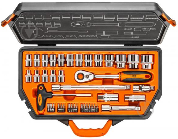 Набор головок 1/2 NEO tools 42 шт. 08-621 - фото 1
