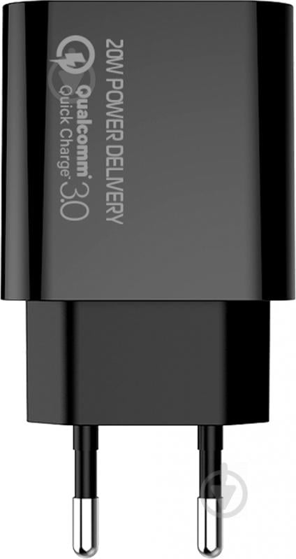 Зарядное устройство ColorWay Power Delivery Port USB Type-C 20W V2 black (CW-CHS026PD-BK) - фото 3