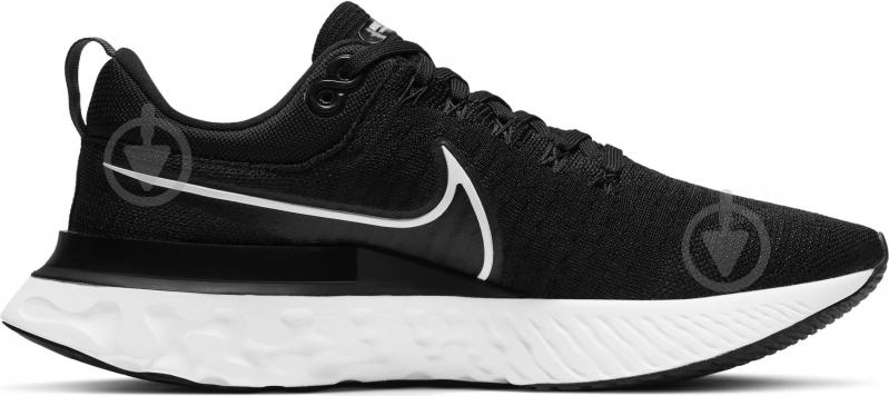 nike react infinity run flyknit 2 black white