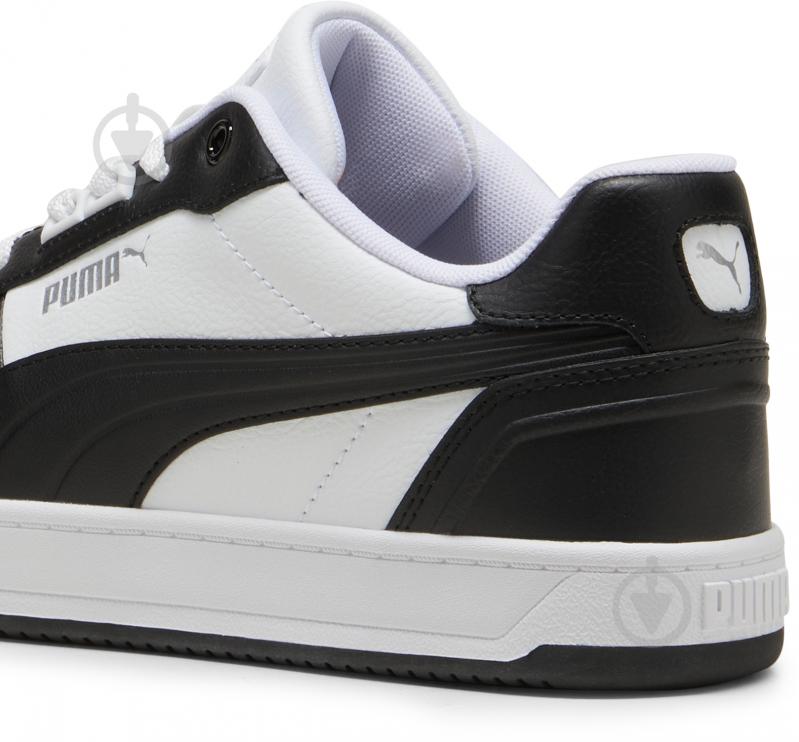 Кроссовки мужские демисезонные Puma CAVEN 2.0 LUX 39501604 р.41 белые с черным - фото 4