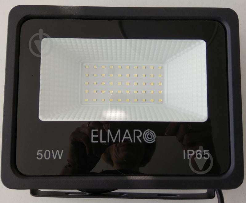 Прожектор світлодіодний Elmar 50 Вт IP65 чорний LFLT.68.50.6400.IP65 - фото 1