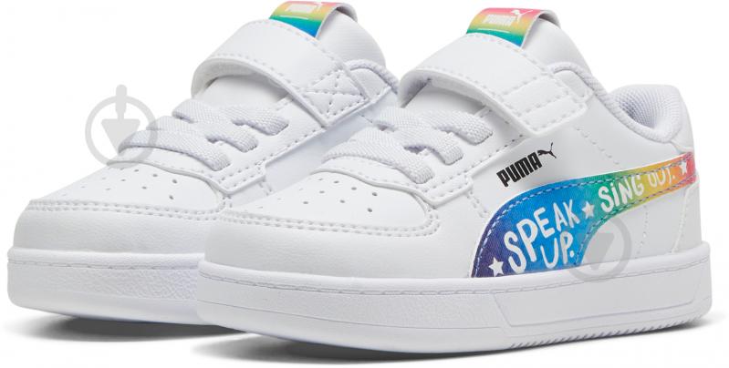 Кроссовки для девочек демисезонные Puma CAVEN 2.0 TROLLS AC+ INF 39653601 р.35,5 белые - фото 4