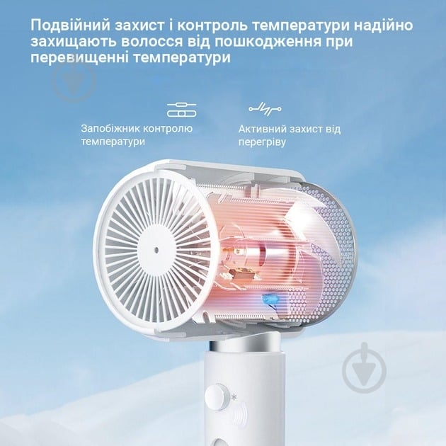 Фен ShowSee Hair dryer A10-W EU (SHWS-A10W-EU) - фото 4 Фен ShowSee Hair dryer A10-W EU (SHWS-A10W-EU) - фото 4